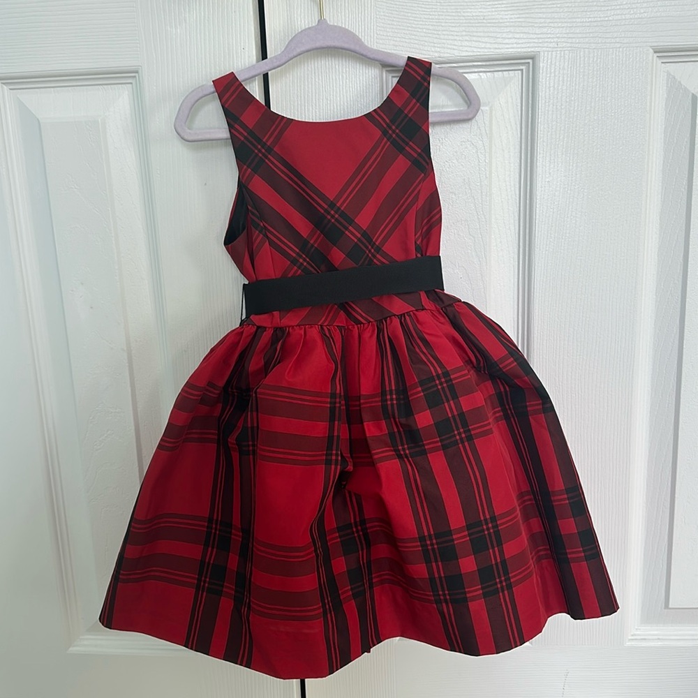 Polo Ralph Lauren red plaid christmas holiday dresss